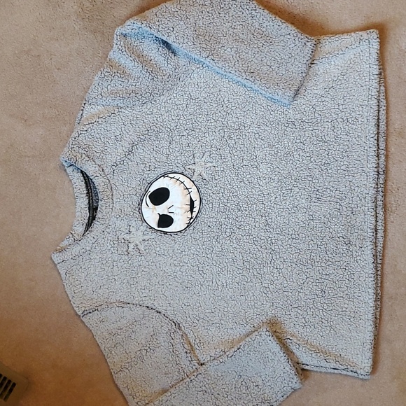Nightmare before Christmas fleece pullover sweatshirt size 3X Jack Skelington - Picture 7 of 8